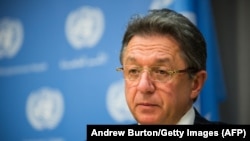 Постоянный представитель Украины при ООН Юрий Сергеев (30 января 2015 года) 