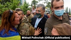 П’ятий президент України Петро Порошенко після нападу, Київ, 24 серпня 2021 року