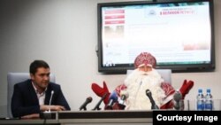Дед Мороз из Вологодской области России обещает приехать в Крым, фото ИА СеверИнфо