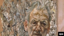 A self-portrait, titled "Reflection," by British artist Lucian Freud, on display at Correr's Museum in Venice in 2005