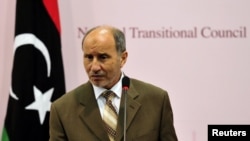 Mustafa Abdel Jalil, chairman of the Libyan National Transitional Council (NTC)