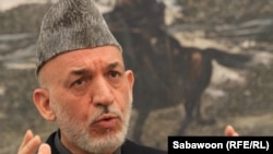 Presidenti i Afganistanit, Hamid Karzai.