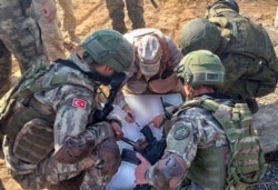 Турецкие и российские патрули в северной Сирии 5 ноября 2019 года