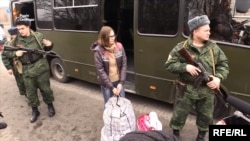 Журналістка Марія Варфоломеєва, яка понад рік провела в полоні російських гібридних сил в окупованому Луганську, березень 2016 рік