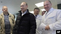 Владимир Путин и Евгений Пригожин