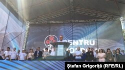 Vlad Plahotniuc, vorbind la protestul PD din 9 iunie 