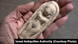 Статуя древнеегипетской богини любви и войны Астарты, найденная в Израиле