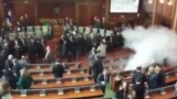 Kosovo Parliament Disrupted Again With Tear Gas Attack By Opposition