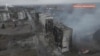 Orașul ucrainean Borodianka distrus de armata rusă