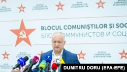 Igor Dodon, liderul Partidului Socialiștilor (foto arhivă) a anunțat că se retrage de la conducerea partidului și își depune mandatul de parlamentar, Chișinău, 18 octombrie 2021.