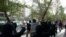 Protesters demonstrate in Tehran on July 9.