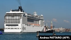 Круизный лайнер MSC Opera в Венеции, Италия, 2 июня 2019 год 
