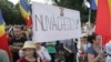 Protest împotriva legii carantinei la București