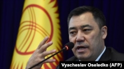 Новоизбраниот премиер на Киргистан, Садир Јапаров. 
