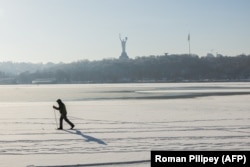 This year's winter in Kyiv is one of the coldest in years.