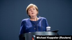 Kancelarja gjermane, Angela Merkel. Fotografi nga arkivi. 