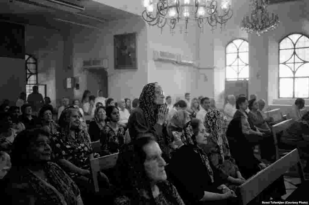 Church services in prewar Syria, at the Surp Sarkis Armenian Apostolic Church in the capital, Damascus. The church continues to serve as the main gathering point for the city&#39;s remaining Armenians.&nbsp;
