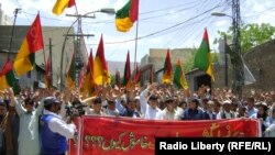 په کوټه کې د اعتراض کوونکو انځور