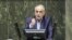 Masoud Karbasian, Iranian Economy Minister, speaks in parliament in the capital Tehran, August 26, 2018