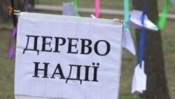 У Дніпропетровську Савченко підтримали літачками та саджанням дерев (відео)