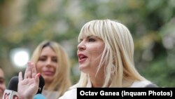 Elena Udrea, la sediul Înaltei Curți de Casație și Justiție, luni, 23 octombrie, 2017.