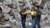 Разбомбленный дом в Алеппо (2 марта 2916 года)