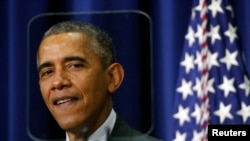 Президент США Барак Обама. Білий дім. Вашингтон. 10 грудня 2014 року