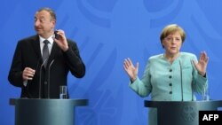 İlham Əliyev və Angela Merkel, Berlin, 7 iyun, 2016