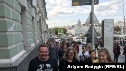 Опозициски протест во Москва.