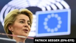 Președinta Comisiei Europene, Ursula von der Leyen, în Parlamentul European 