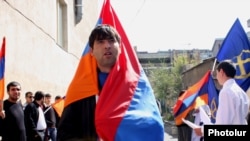 Armenia -- National New Conservative Movement's protest.05 Oct,. 2009