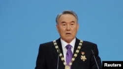 Kazakh President Nursultan Nazarbaev