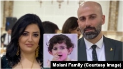 Hiva Molani his wife Evin and their daughter Kordia were on the Ukrainian flight returning to Canada on January 8, 2020