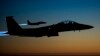 A pair of US Air Force F-15E Strike Eagles fly over northern Iraq. File photo