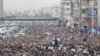 صدها هزار نفر از معترضان به نتایج انتخابات روز دوشنبه ۲۵ خرداد در تهران راهپیمایی کردند.