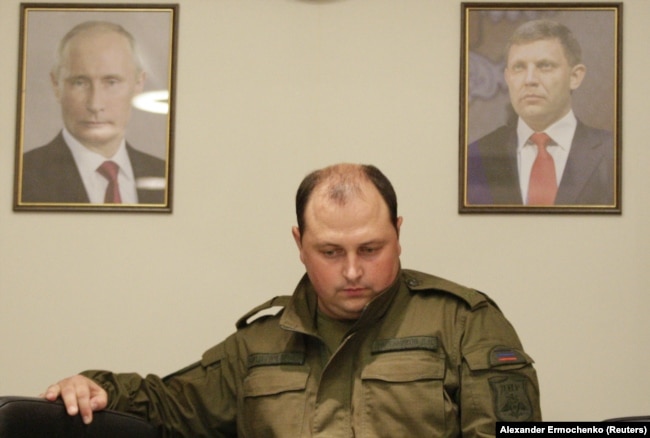 Дмитро Трапезников, на той момент «виконувач обов’язків» ватажка угруповання «ДНР», окупований Донецьк, 31 серпня 2018 року