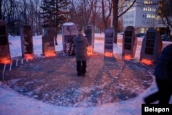 Мерапрыемства памяці ахвяраў Галакосту у Менску. Менск, 26 студзеня 2017 году