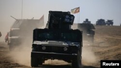 Іракські сили неподалік бази Аль-Газлані, що на південь від Мосула, 23 лютого 2017 року