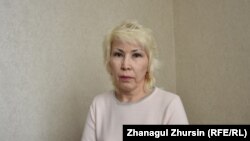 Жительница Актобе Рабига Сисенгалиева, которая просит эвакуировать оставшуюся в Ухане дочь. Актобе, 23 января 2020 года.