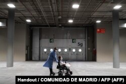 Zdravstveni zvaničnici u Italiji i Španiji kažu da postoje dokazi da se epidemija usporava (fotografija: Madrid, mart 2020)