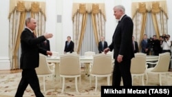 Vladimir Putin și Horst Seehofer, la Kremlin