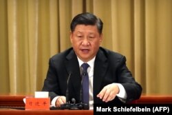 Глава КНР Си Цзиньпин на одном из партийных совещаний накануне форума