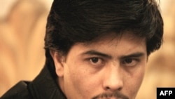 Journalist Sayed Perwiz Kambakhsh attends his trial in a Kabul court in October 2008.