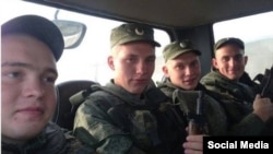 Photos such as this one purporting to be of Russian soldiers in Syria have been appearing on social media.