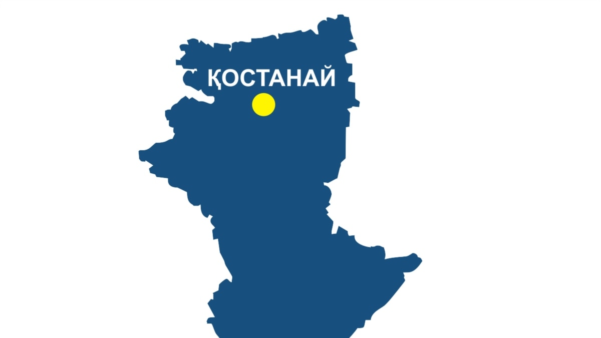 Область костанай карта