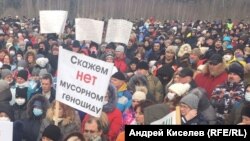 Акция против мусорного полигона, архивное фото