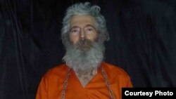 A photograph of missing retired FBI agent Robert Levinson, who disappeared in 2007 on the Iranian island of Kish.