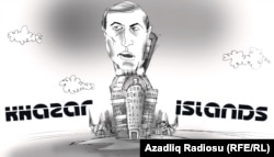 Azerbaijan -- cartoon, Khazar İsland