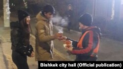 Фото пресс-службы мэрии города Бишкека, 16 декабря 2017 г.
