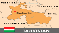 English Map Tajik